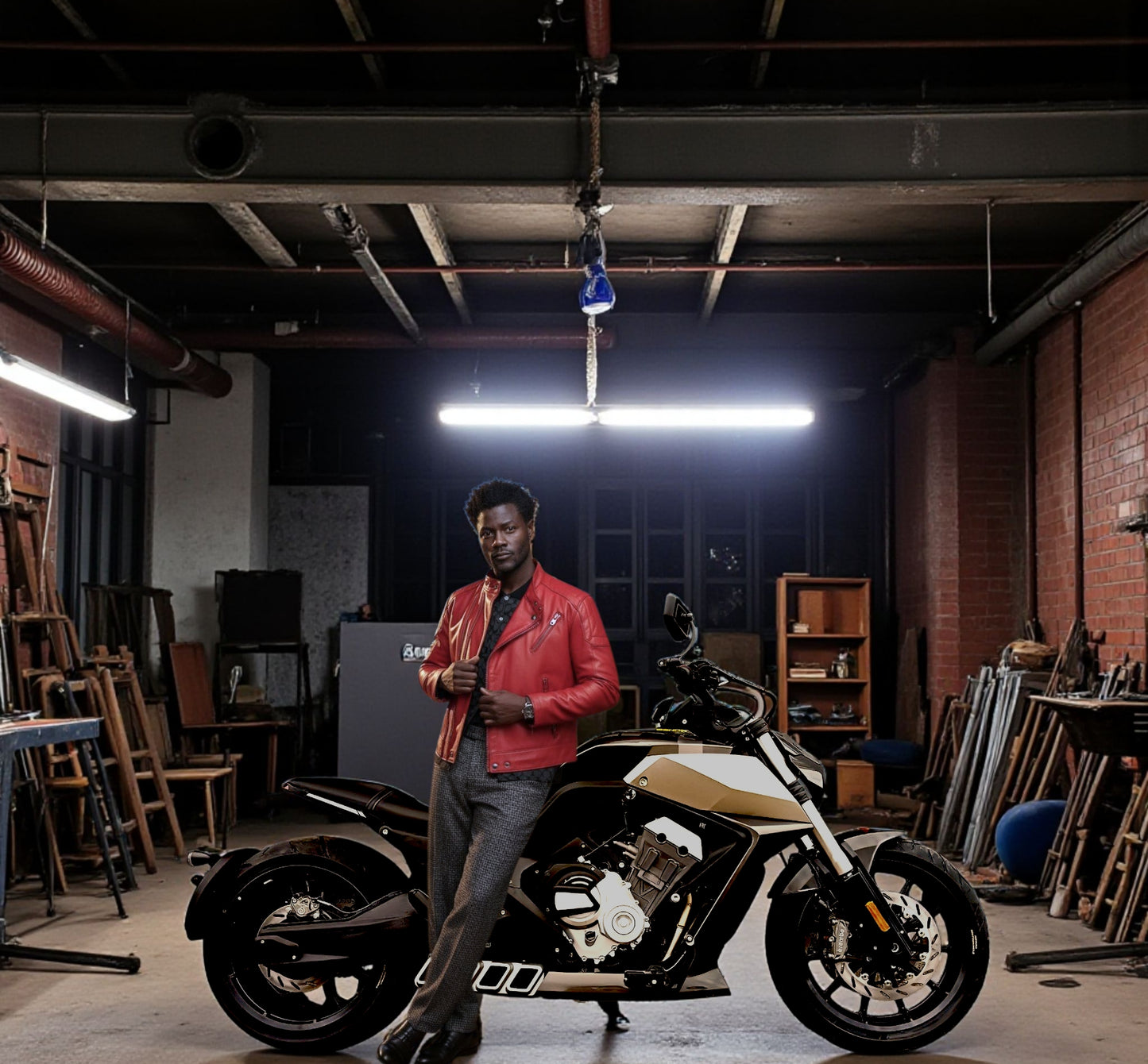 Genuine Italian Soft Leather Jacket with Rampley & Co Silk Lining - Epic Motorcycles