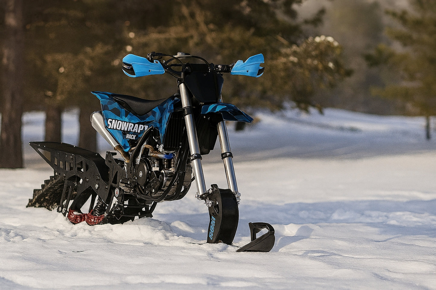 SNO-450X SNOWRAPTOR | 450CC Timbersled - Competition Snow Bike - Epic Motorcycles