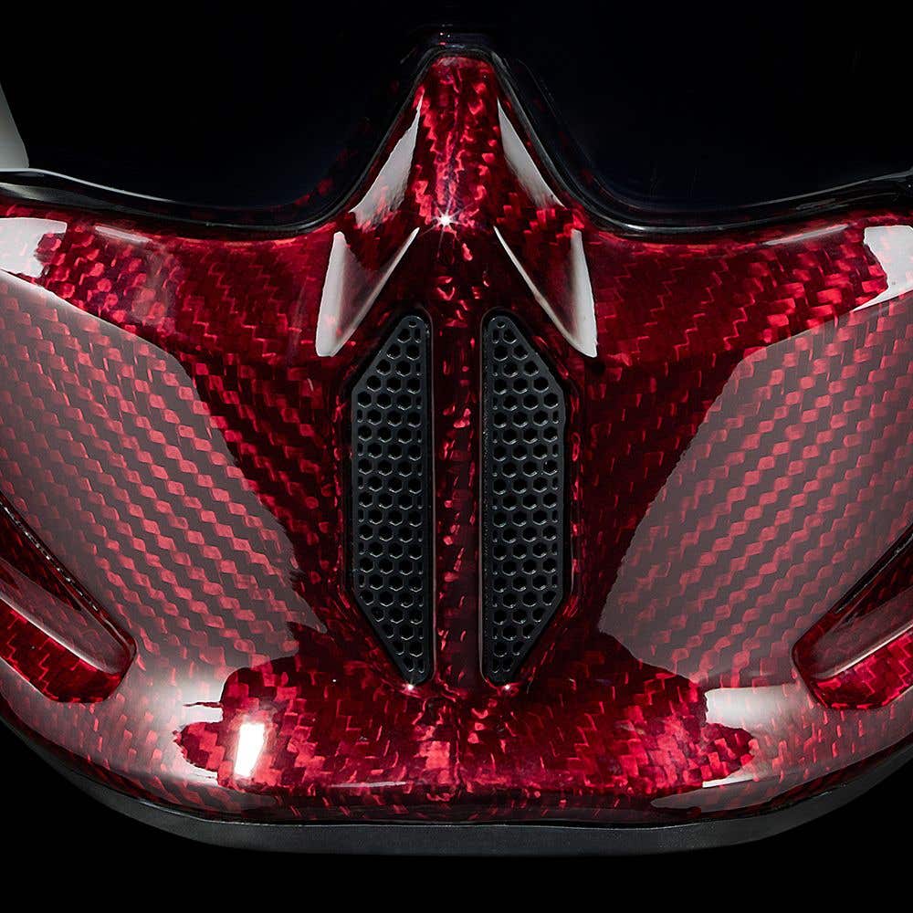 RURUC AT4.0 Ruby Carbon Fiber Motorcycle Helmet | Lifetime Warranty | Protection against everything including theft and crashes - Epic Motorcycles