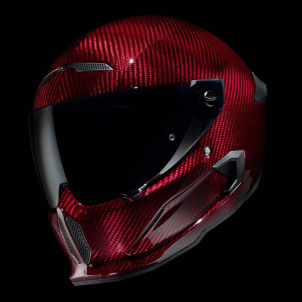 RUROK AT4.0 Ruby Carbon Fiber Helmet | Lifetime Warranty
